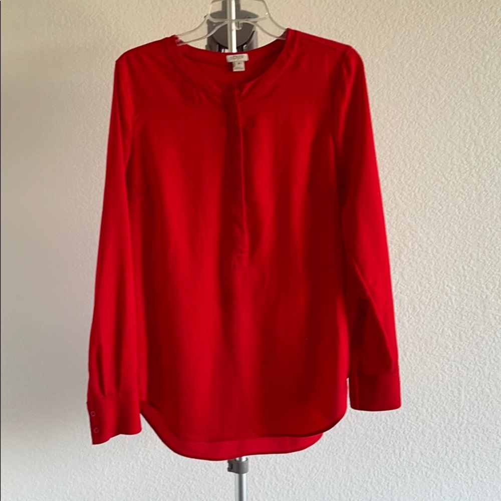 J crew long sleeve blouse